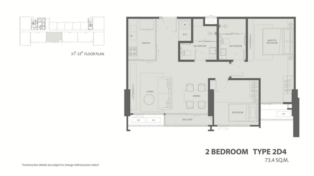 2 BEDROOM TYPE 2D4