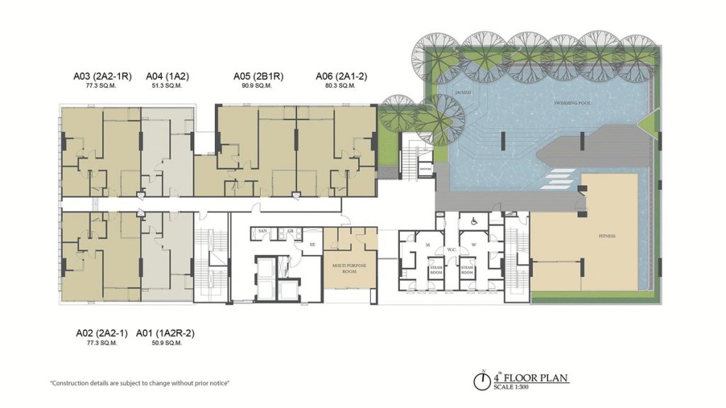 4th Floor Plan