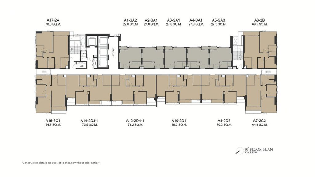 30th Floor Plan