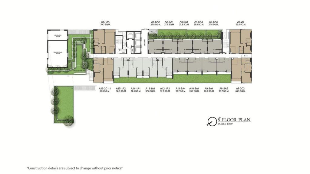 8th Floor Plan