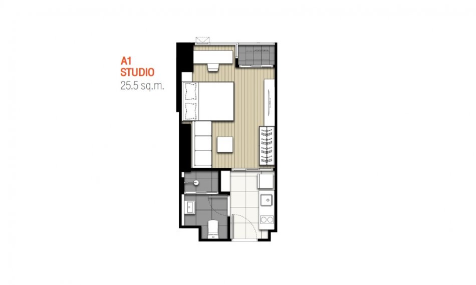 A1 STUDIO 25.2 sq.m.