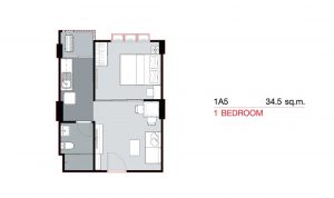 1 Bedroom 1A5 (34.5 sq.m)