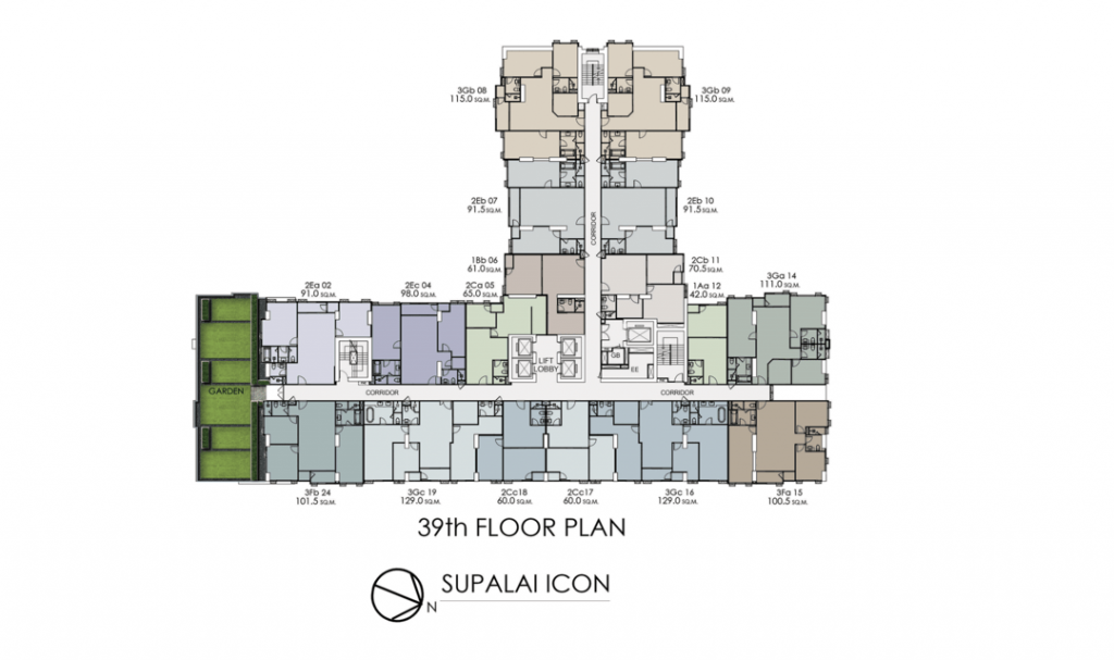 39th Floor Plan