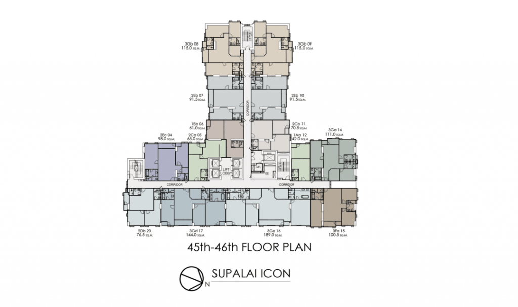45-46th Floor Plan