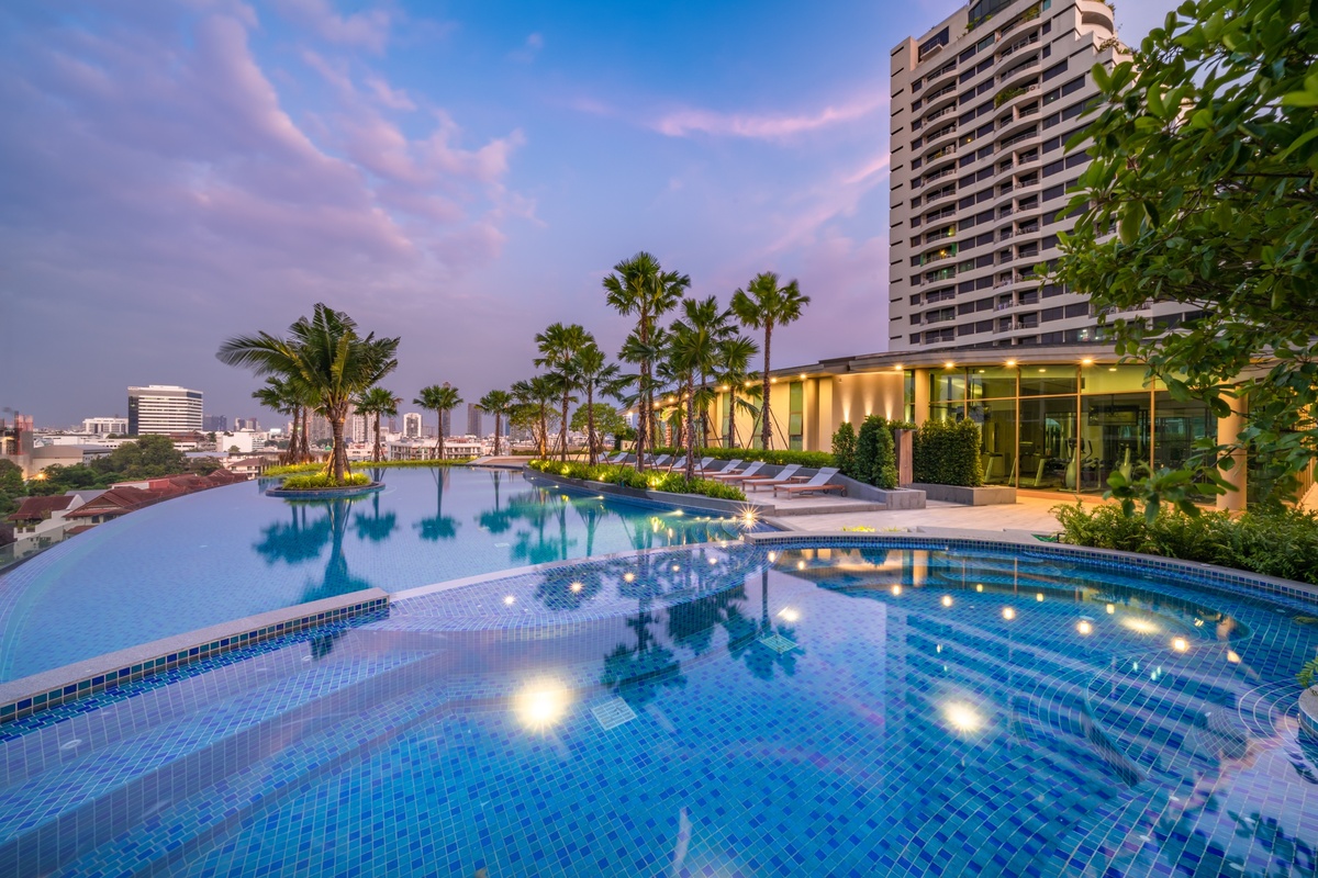 A unique, contemporary Oriental-style condominium