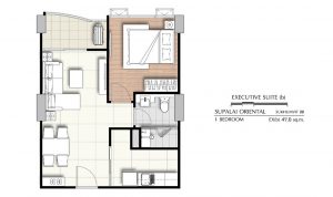 1 Bedroom Ex(b) (47 sq.m)