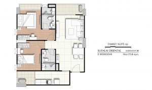 2 Bedrooms FS(a) (77 sq.m)