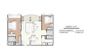 2 Bedrooms IS (100.5 sq.m)