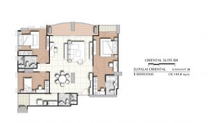 3 Bedrooms OS04 (144 sq.m)