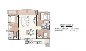 3 Bedrooms OS02 (144.5 sq.m)