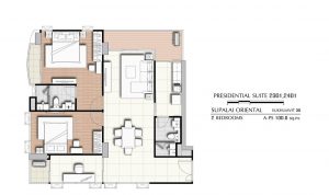 2 Bedrooms PS 2301,2401 (100 sq.m)