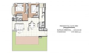 2 Bedrooms PS 2201 (148 sq.m)