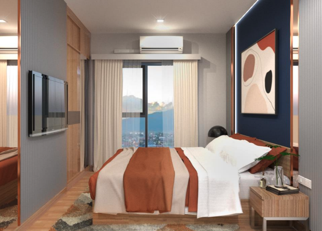 1 Bedroom Type A 33.23-34.71 sq.m.