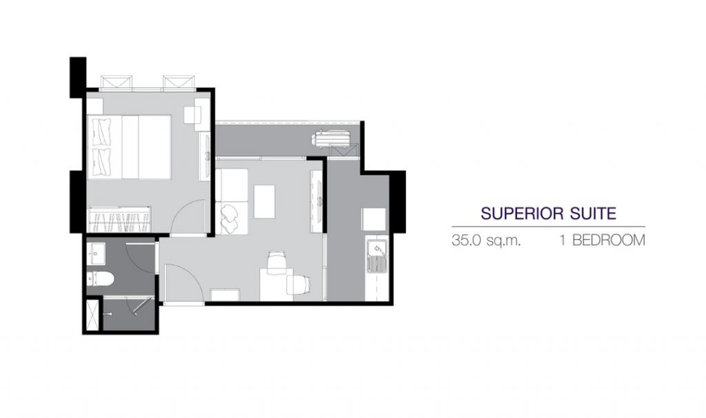 1 Bedroom SU (35 sq.m)