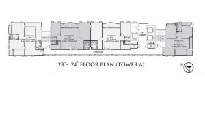 TOWER A 23rd-24rd Floor Plan