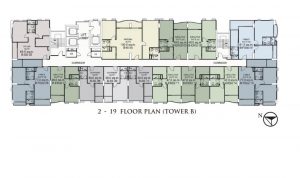Tower B 2-19 Floor Plan