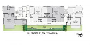 Tower B 20th Floor Plan