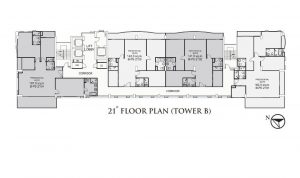 Tower B 21st Floor Plan