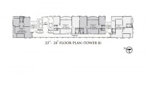 Tower B 23rd-24th Floor Plan