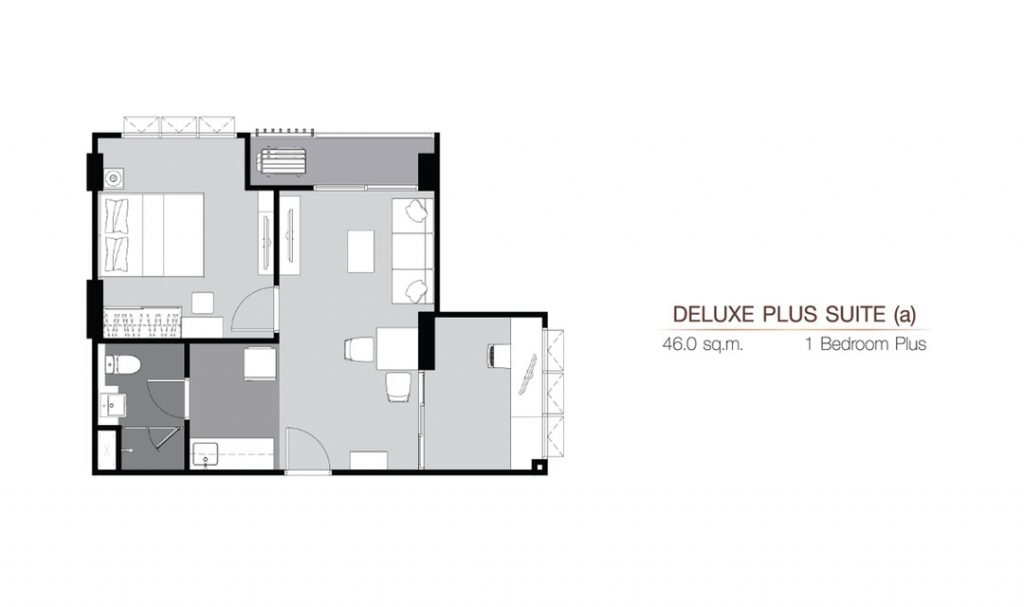 1 Bedroom Plus DS(a) (46 sq.m)