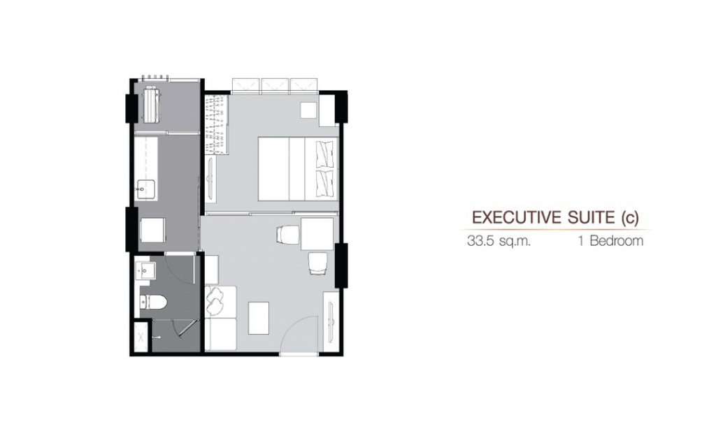 1 Bedroom ES(c) (33.5 sq.m)