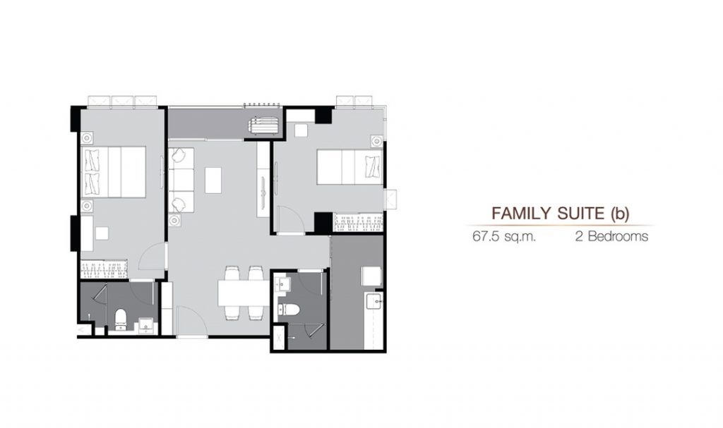 2 Bedrooms FS(b) (67.5 sq.m)