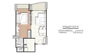 1 Bedroom SU(b) (57.5 sq.m)