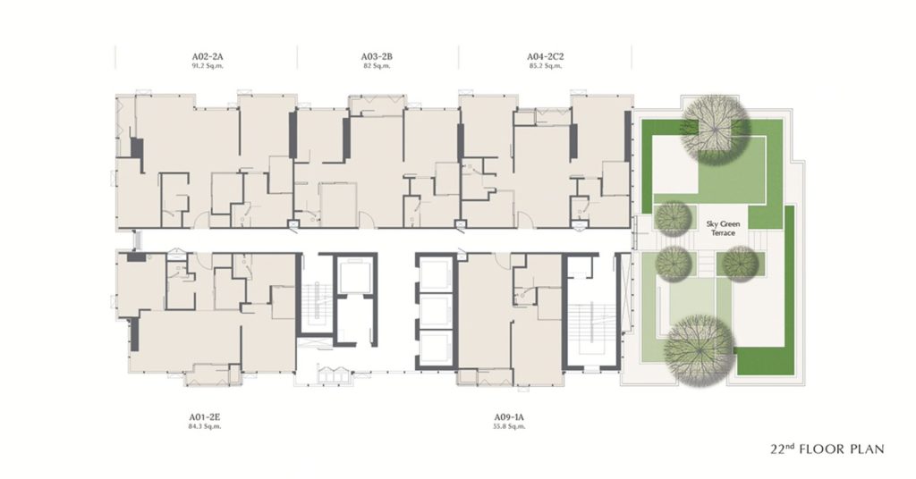 22nd floor plan