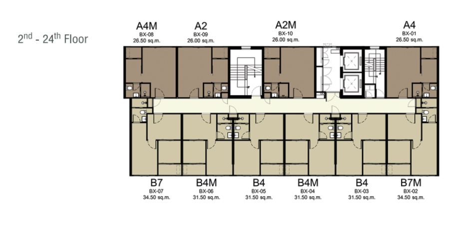 BUILDING B 2ND-24TH FLOOR