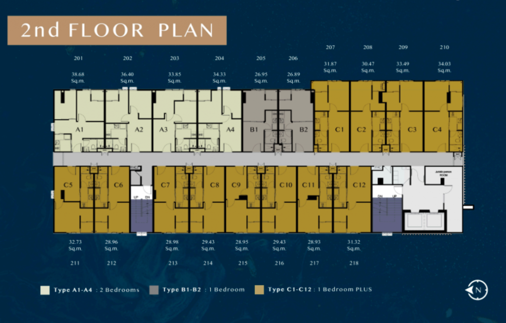 The Belgravia 2nd floor plan