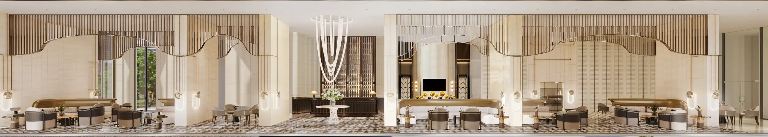 The Astra 3 Lobby