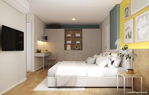 1 Bedroom 43.00 SQ.M. (Combine)