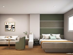 Bedroom & Living room