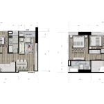Type H1 : Below 62.40 SQ.M. | Upper 53.40 SQ.M. - 4 Bedrooms | 2 Bathrooms