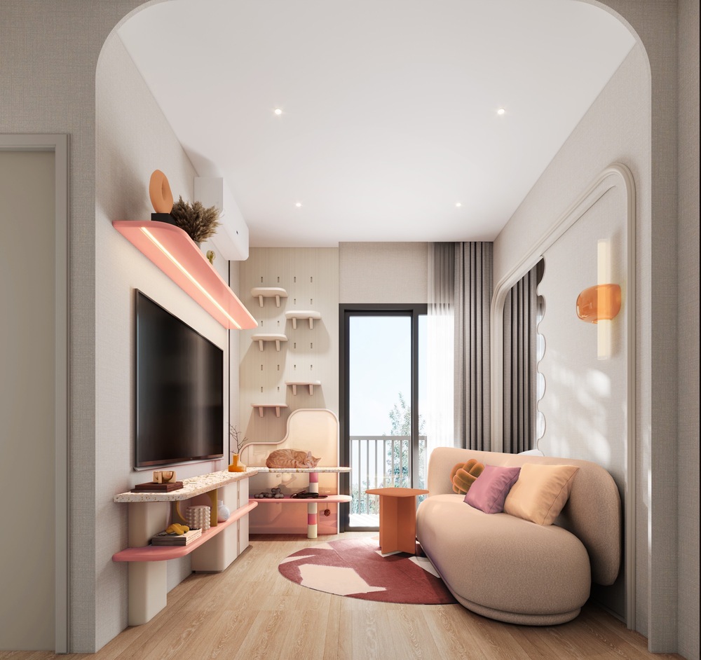 BEAT POP - ONE BEDROOM LIVING AREA