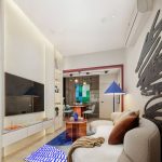 BEAT POP - TWO BEDROOM LIVING DINING AREA