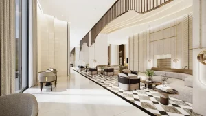 The Astra 3 Lobby
