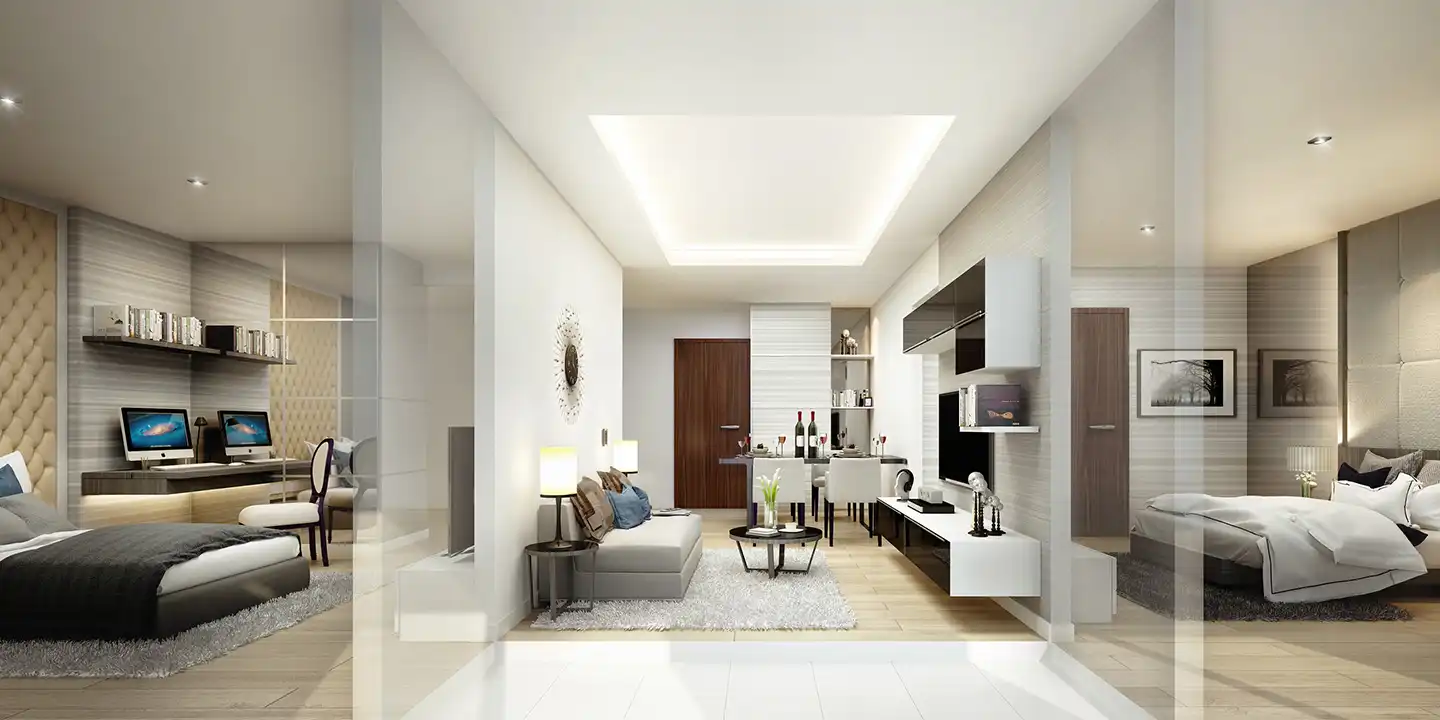 2-Bedroom
Usage area 44, 51 sq.m.