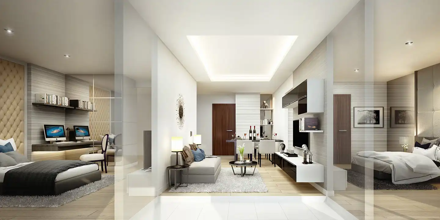 2-Bedroom
Usage area 44, 51 sq.m.