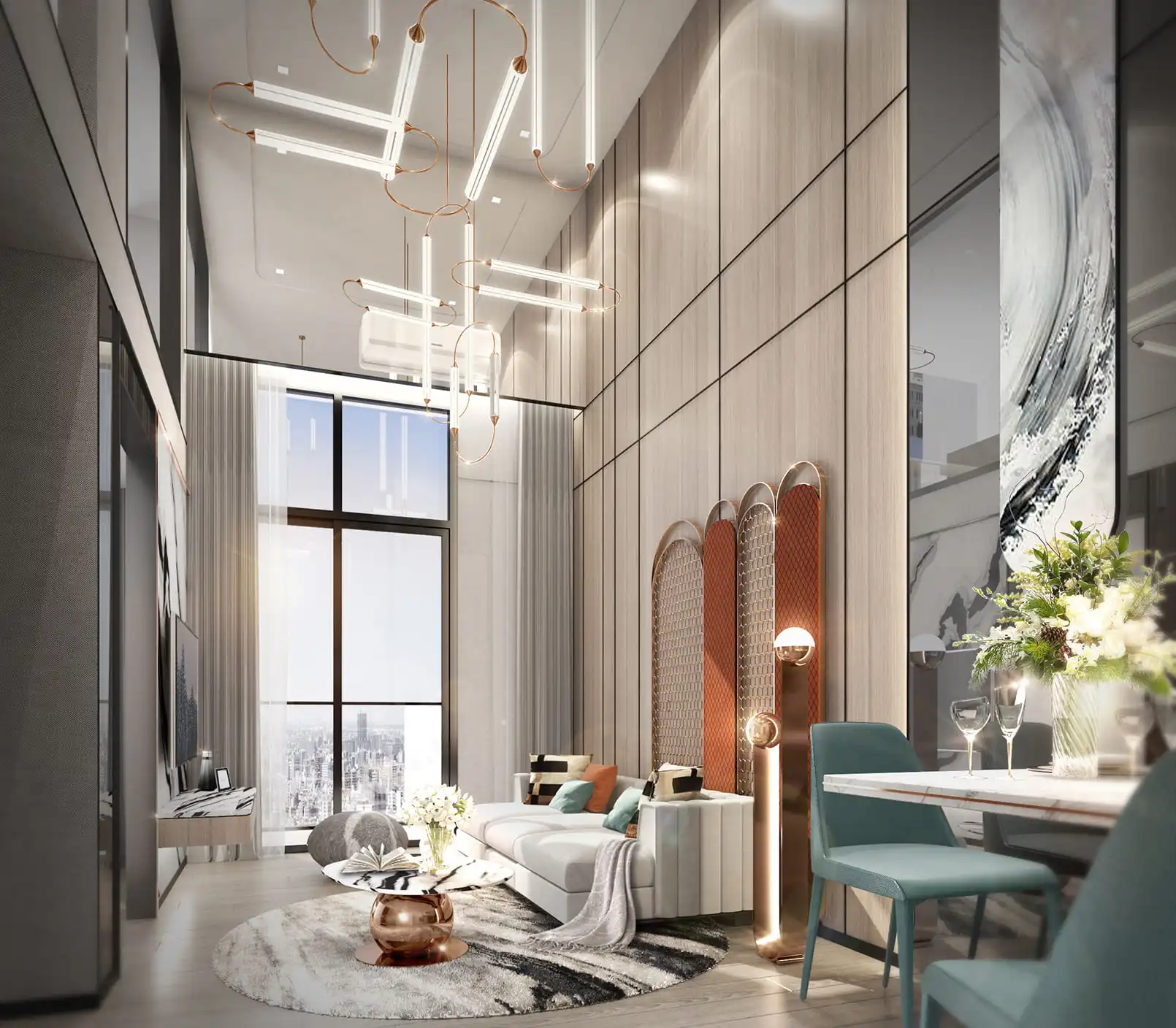 MOFF DOUBLE SPACE
Usage area 42-57 sq.m.
High Ceiling and Feels Home