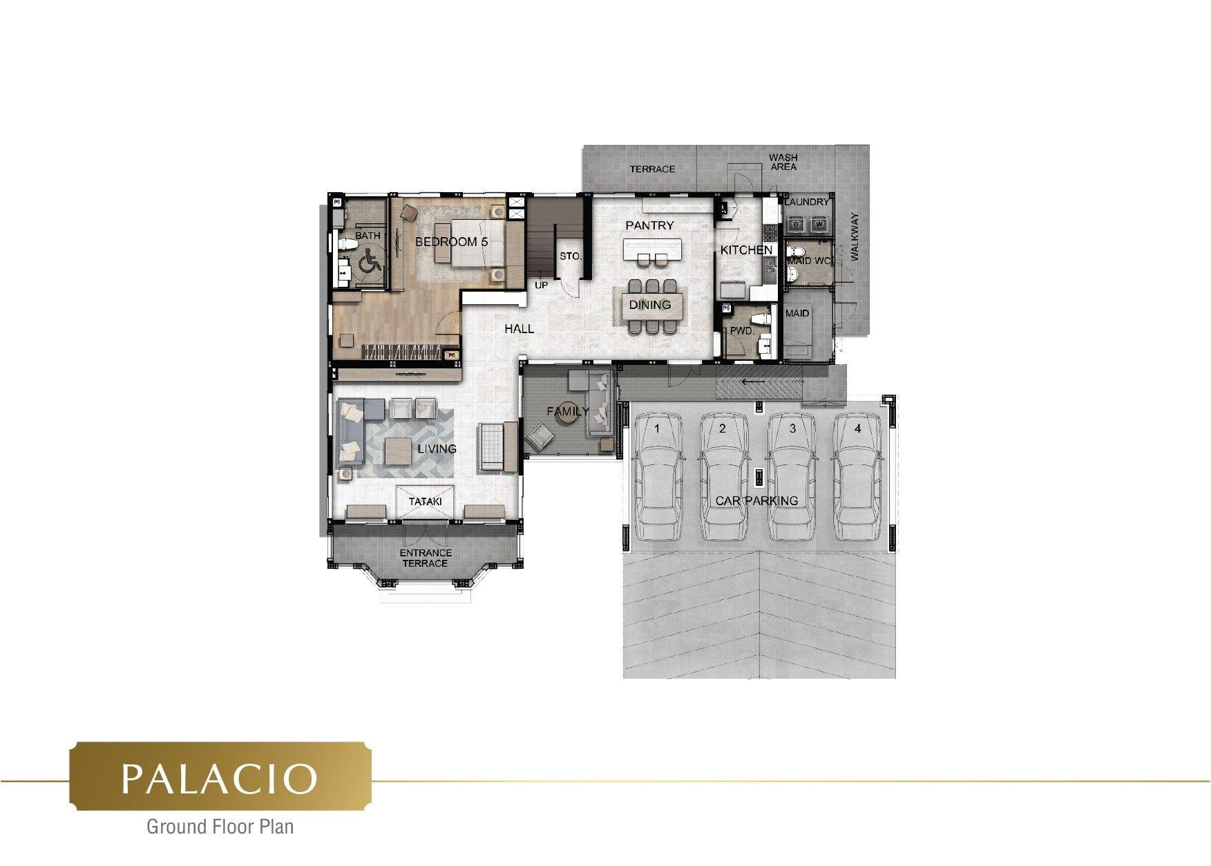 Palacio Usable area: 433 sq.m.