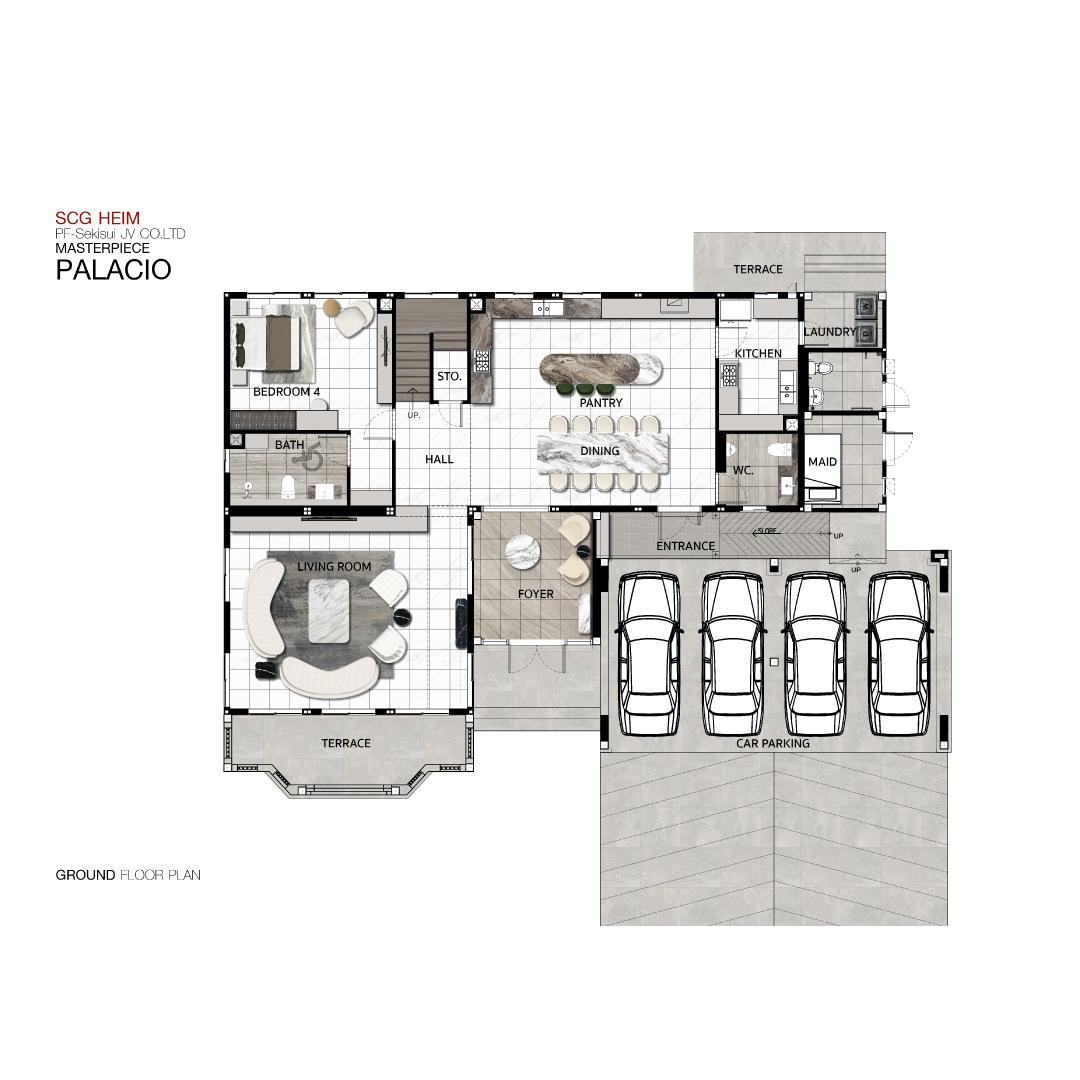 Palacio Plus Usable area: 540 sq.m.