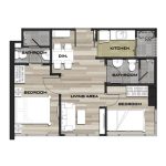 METRO SKY PRACHACHUEN 2 Bedroom Floor plan 1