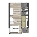 METRO SKY PRACHACHUEN 1 Bedroom Floor plan