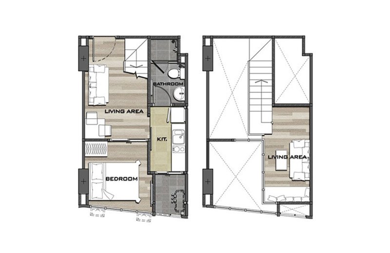 METRO SKY PRACHACHUEN MOFF Design Floor plan 3