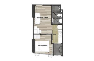METRO SKY PRACHACHUEN 1 Bedroom Floor plan