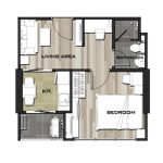METRO SKY PRACHACHUEN 1 Bedroom Floor plan