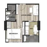 METRO SKY PRACHACHUEN 1 Bedroom Floor plan