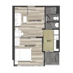 METRO SKY PRACHACHUEN 1 Bedroom Floor plan
