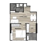 METRO SKY PRACHACHUEN 1 Bedroom Floor plan